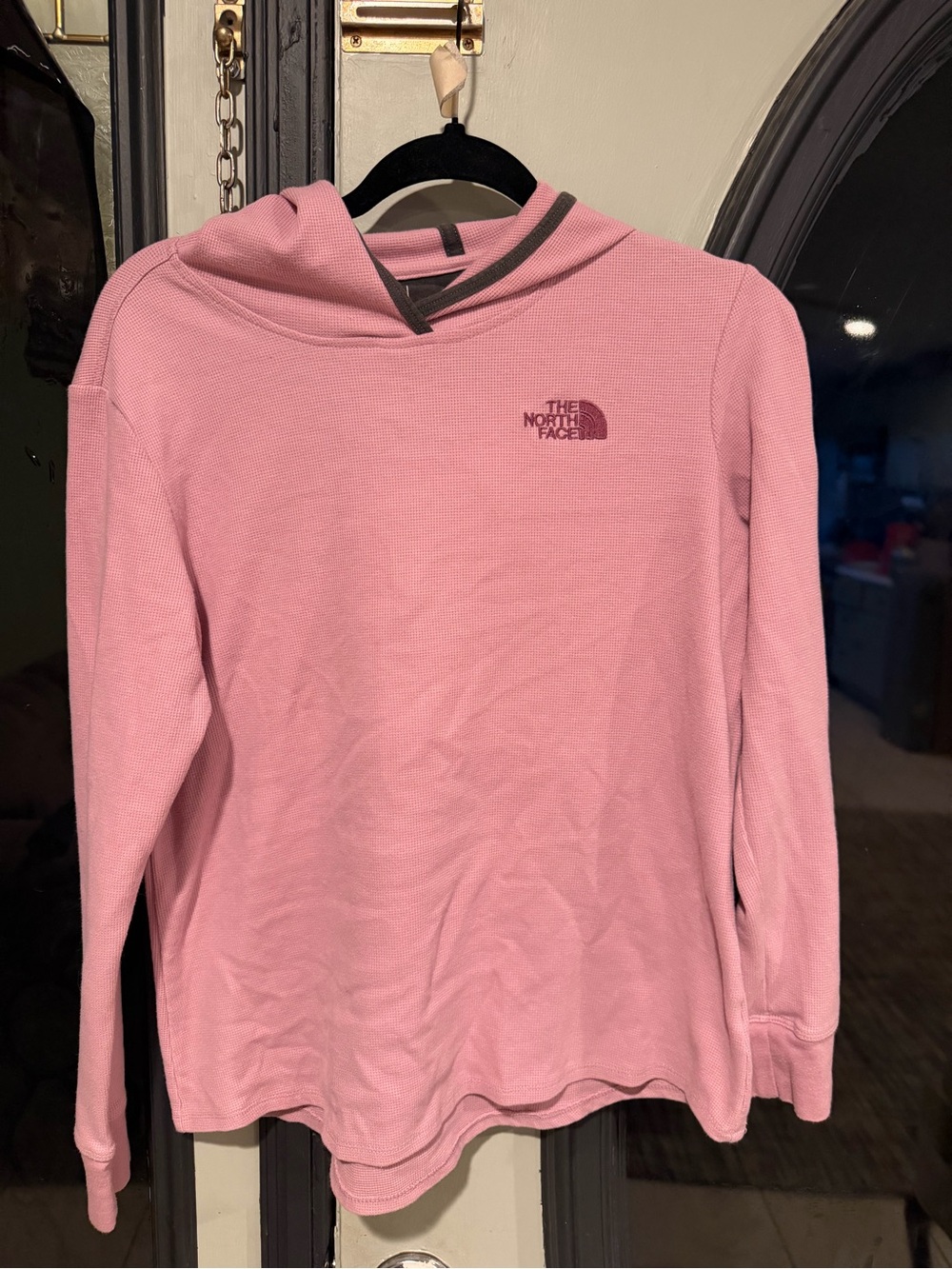 The North Face Light Pink Hooded Pullover Sweatshirt